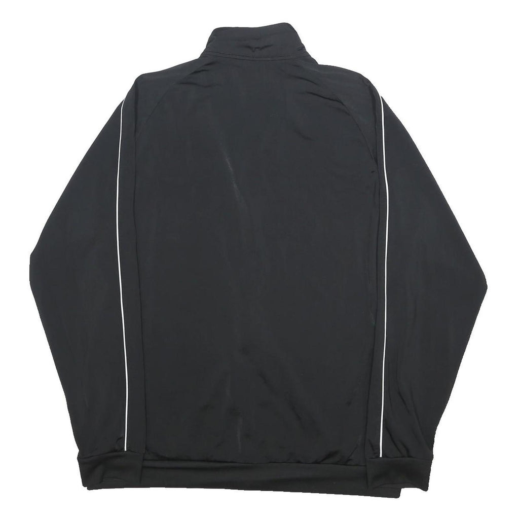 ADIDAS Mens Black Jacket 2XL Polyester Zip Sport Casual Track Top
