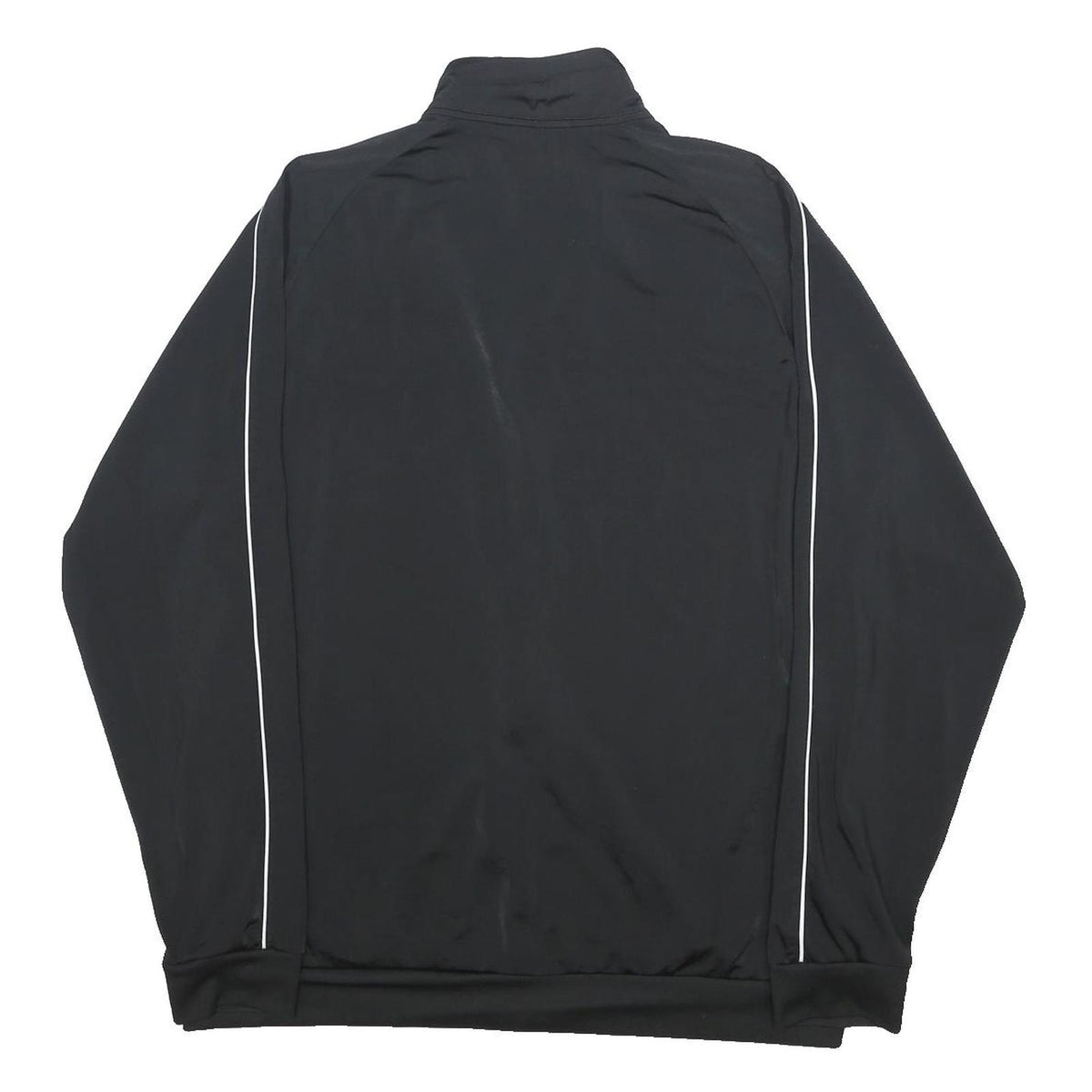 ADIDAS Mens Black Jacket 2XL Polyester Zip Sport Casual Track Top