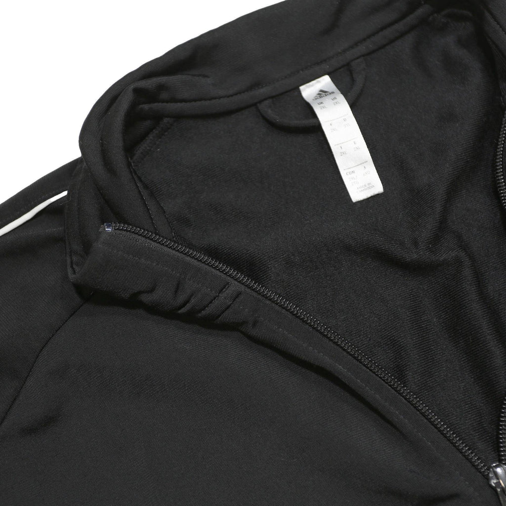 ADIDAS Mens Black Jacket 2XL Polyester Zip Sport Casual Track Top
