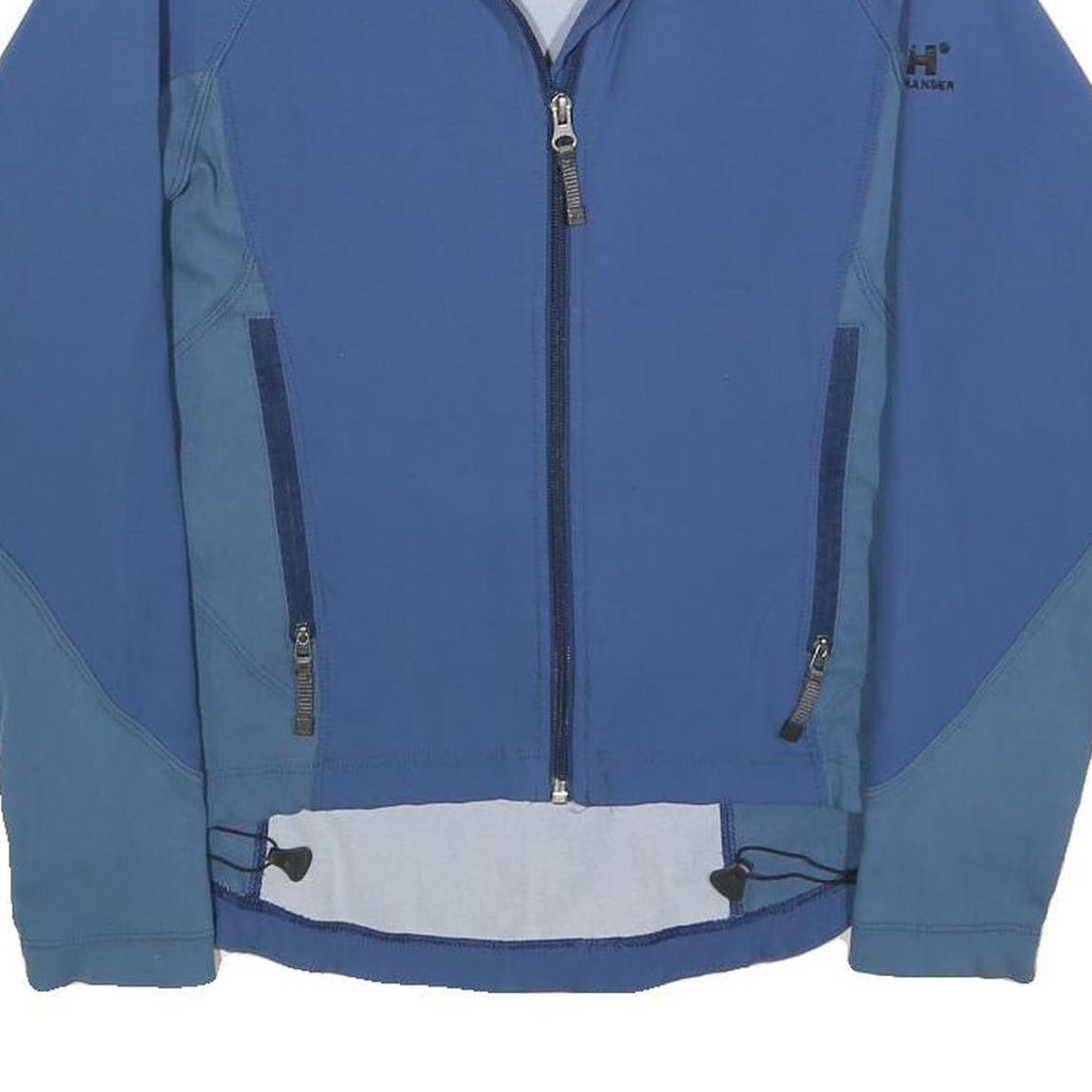 HELLY HANSEN Womens Blue & Teal Zip Jacket XS Polyester Outdoor Activewear Light