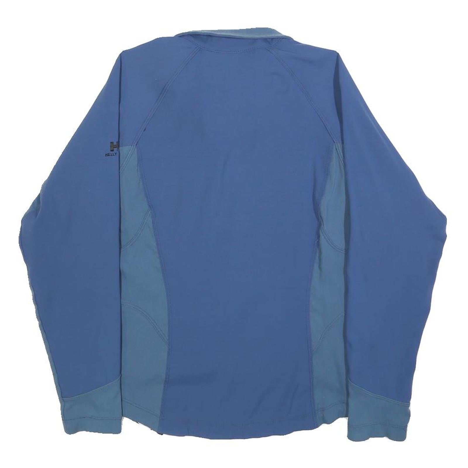 HELLY HANSEN Womens Blue & Teal Zip Jacket XS Polyester Outdoor Activewear Light