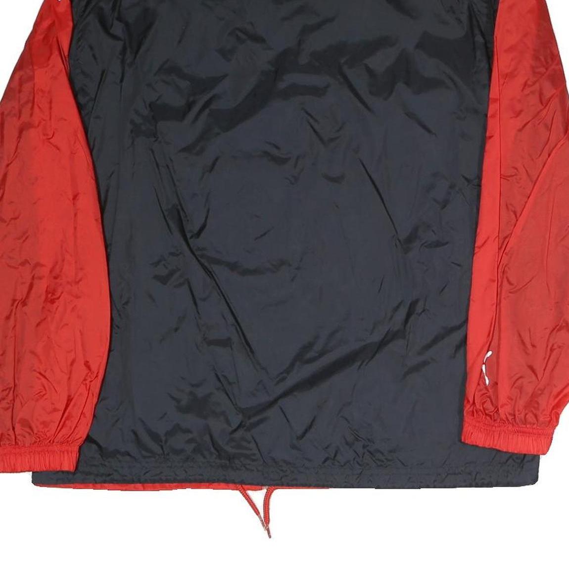 PUMA Mens Red & Black Jacket S Polyester Blend Zip Sportswear Lightweight