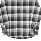 CARHARTT Womens Black & Grey Check Shirt S Workwear Casual Flannel Button-Up