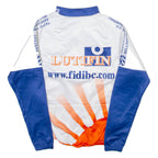 M.B. Full Zip Mens Jersey White Long Sleeve M