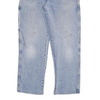 DICKIES Mens Regular Fit Light Blue Denim Jeans W34 L31 Workwear Casual Zip