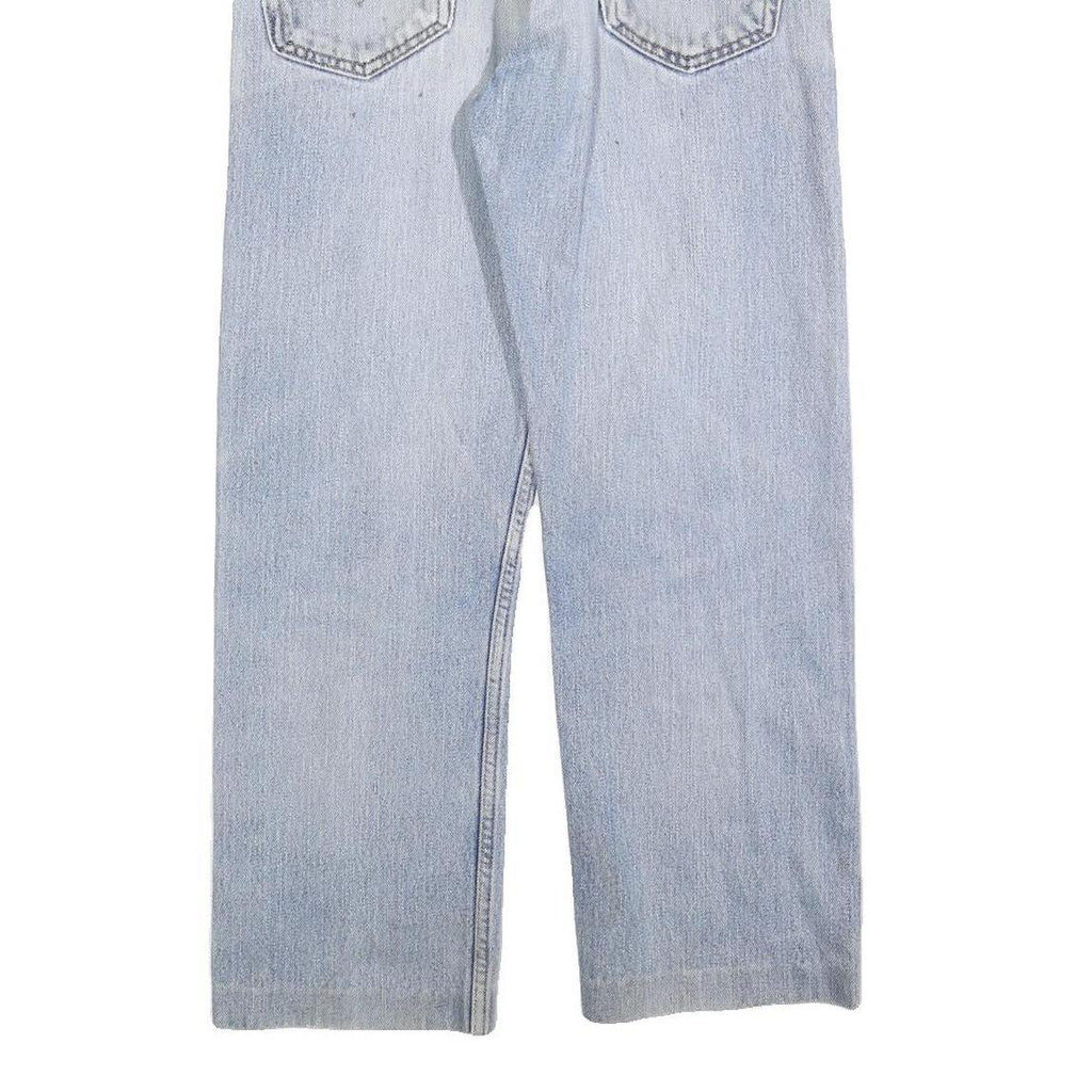 LEVI'S 505 Mens Jeans Blue Regular Straight Denim Light W30 L27 Classic Fit