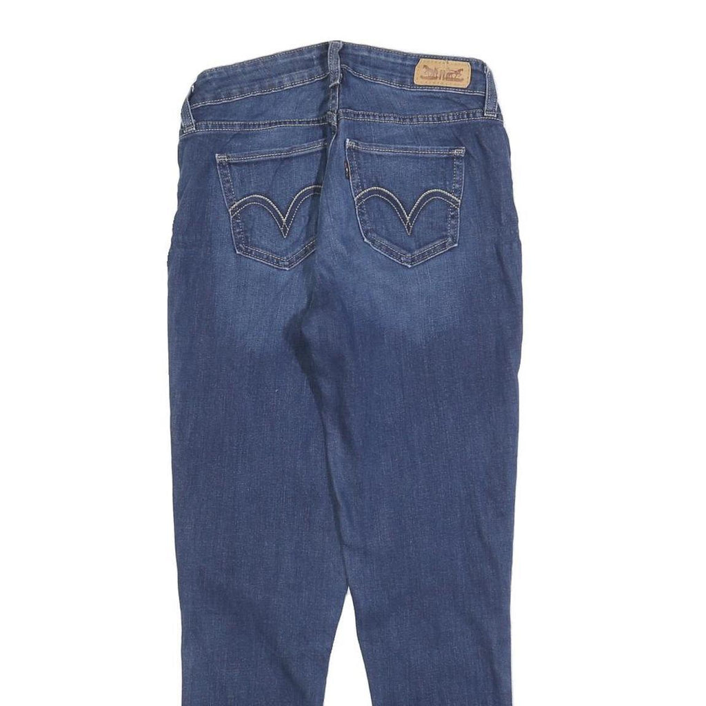 LEVI'S Womens Jeans Blue Slim Skinny Denim Medium W26 L28 Stretch Zip