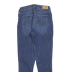 LEVI'S Womens Jeans Blue Slim Skinny Denim Medium W26 L28 Stretch Zip