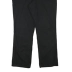 DICKIES Womens Black Cotton Blend Regular Fit Straight Leg Trousers W38 L30