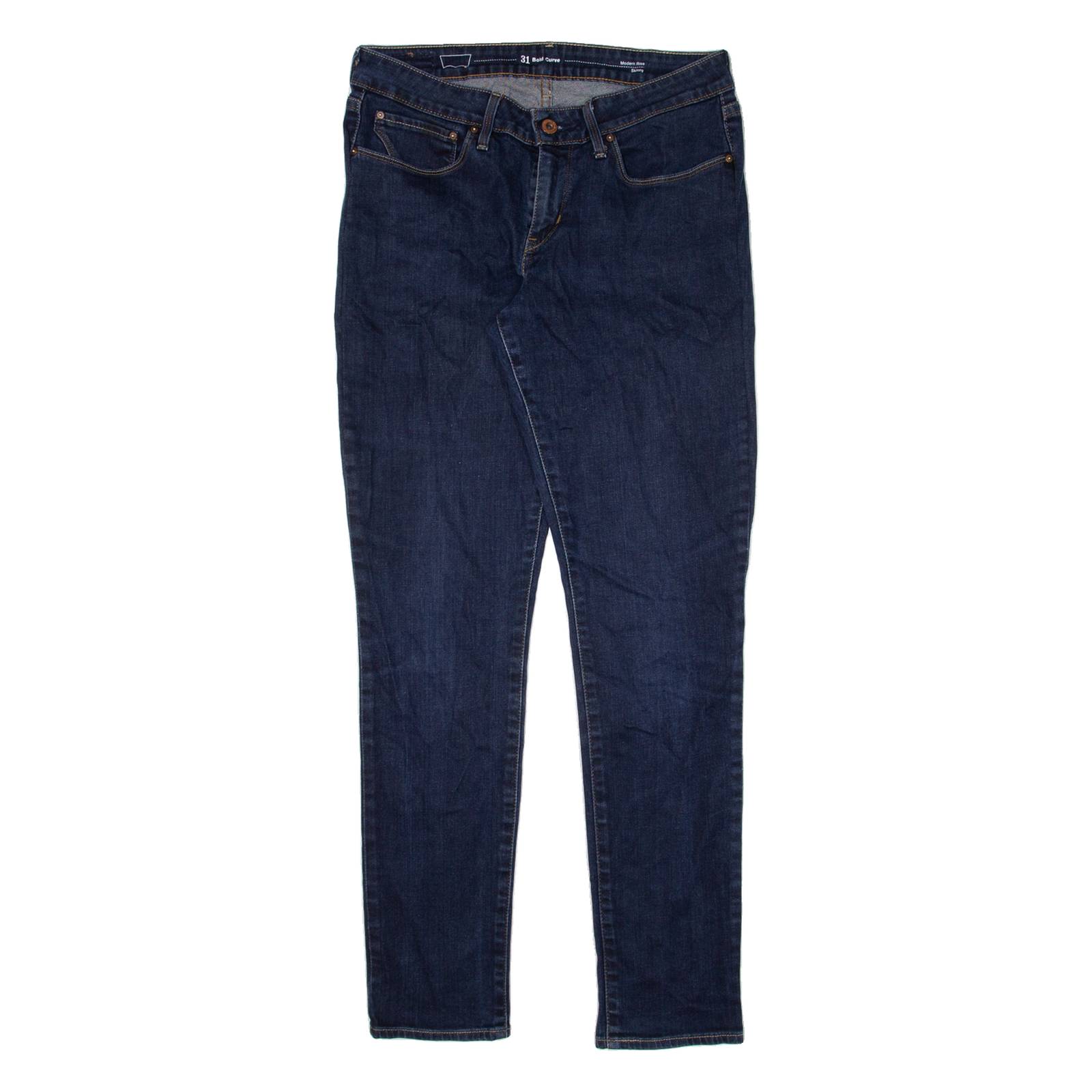 LEVI'S Modern Rise Womens Jeans Blue Slim Skinny W31 L32