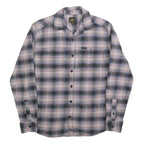 LEE Mens Blue & Pink Check Shirt M Cotton Blend Casual Long Sleeve Button Shirt