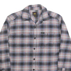 LEE Mens Blue & Pink Check Shirt M Cotton Blend Casual Long Sleeve Button Shirt