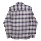 LEE Mens Blue & Pink Check Shirt M Cotton Blend Casual Long Sleeve Button Shirt