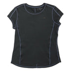NEW BALANCE Womens Black Athletic T-Shirt XS Short Sleeve Round Neck Performance