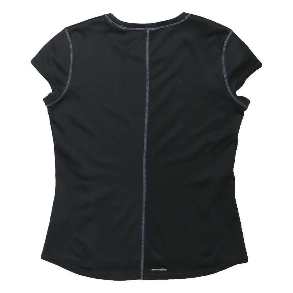 NEW BALANCE Womens Black Athletic T-Shirt XS Short Sleeve Round Neck Performance