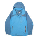 THE NORTH FACE Womens Blue & Navy Outdoor Jacket M Nylon Waterproof Zip Hooded