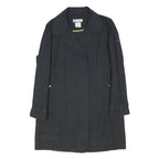 COLUMBIA Womens Black Jacket XL Cotton Blend Button Plain Outdoor Casual Coat