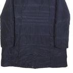 LAUREN RALPH LAUREN Womens Navy Blue Quilted Jacket XL Polyester Zip Coat