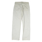 LEE COOPER Mens Cotton White Regular Fit Straight Leg Trousers W36 L30 Casual