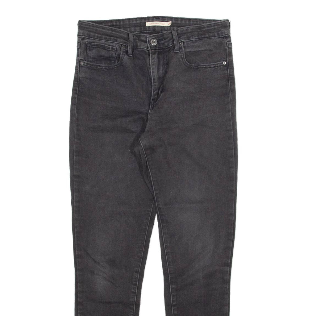 LEVI'S 721 Womens Jeans Grey Slim Skinny Stone Wash W29 L30