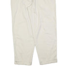 NAUTICA Mens Regular Fit Beige Cotton Blend Trousers W38 L30 Casual Zip