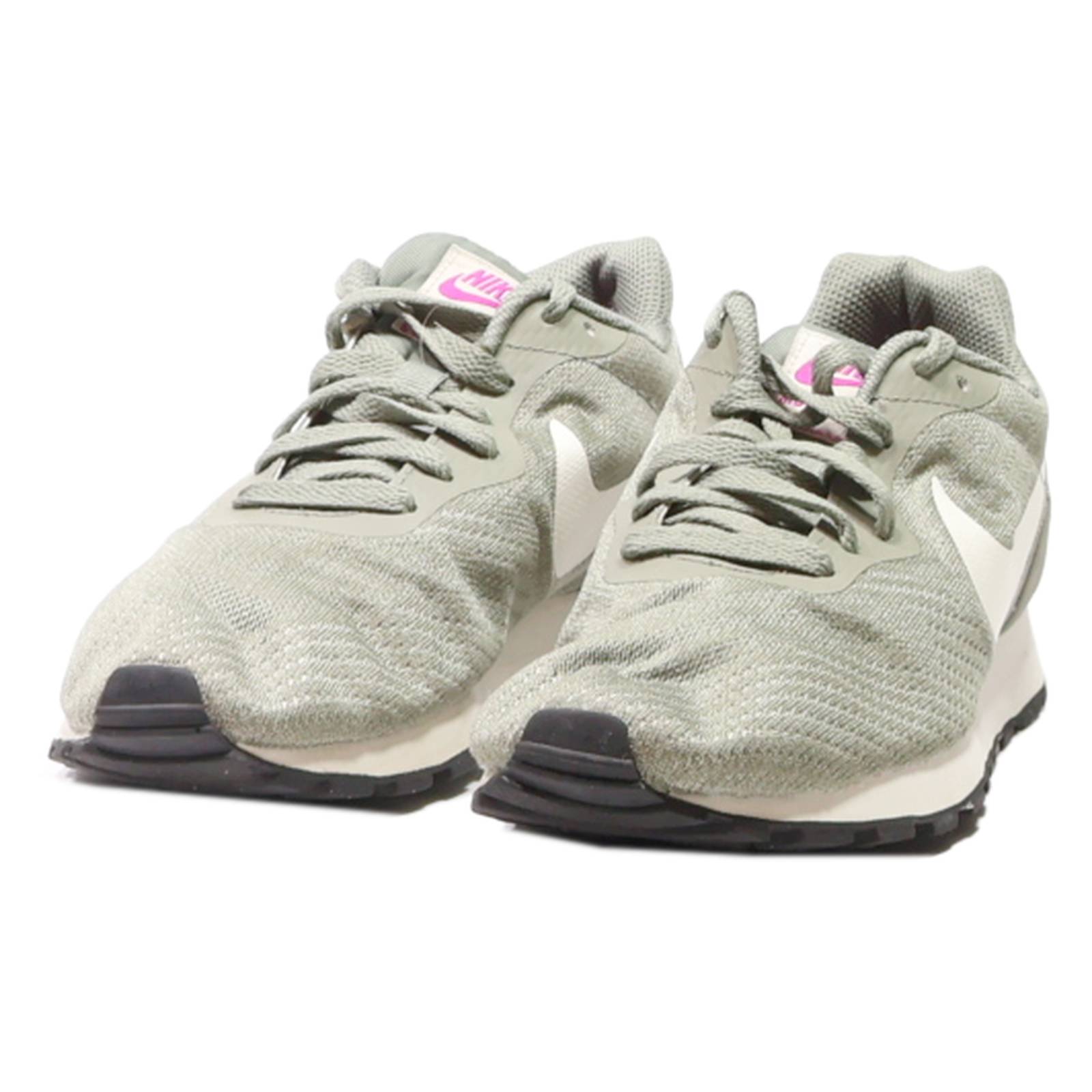 NIKE MD Runner Sneaker Trainers Grey Synthetic Womens UK 6