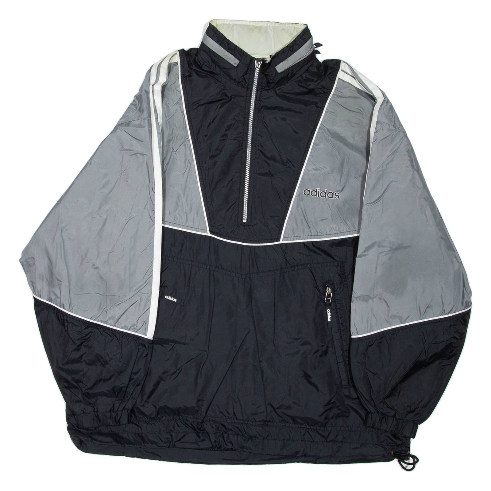ADIDAS Mens Jacket Black Colourblock M