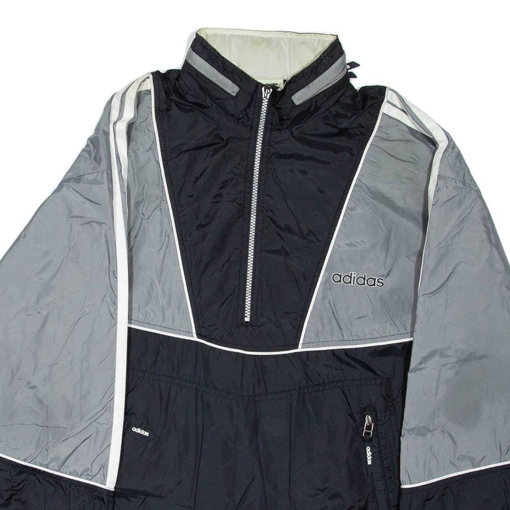 ADIDAS Mens Jacket Black Colourblock M