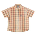 JACK WOLFSKIN Mens Shirt Orange Check S