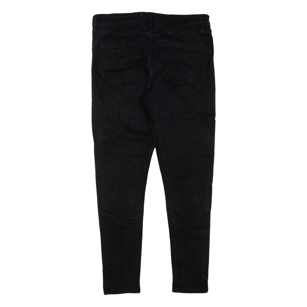 REISS Womens Jeans Black Regular Skinny W30 L27
