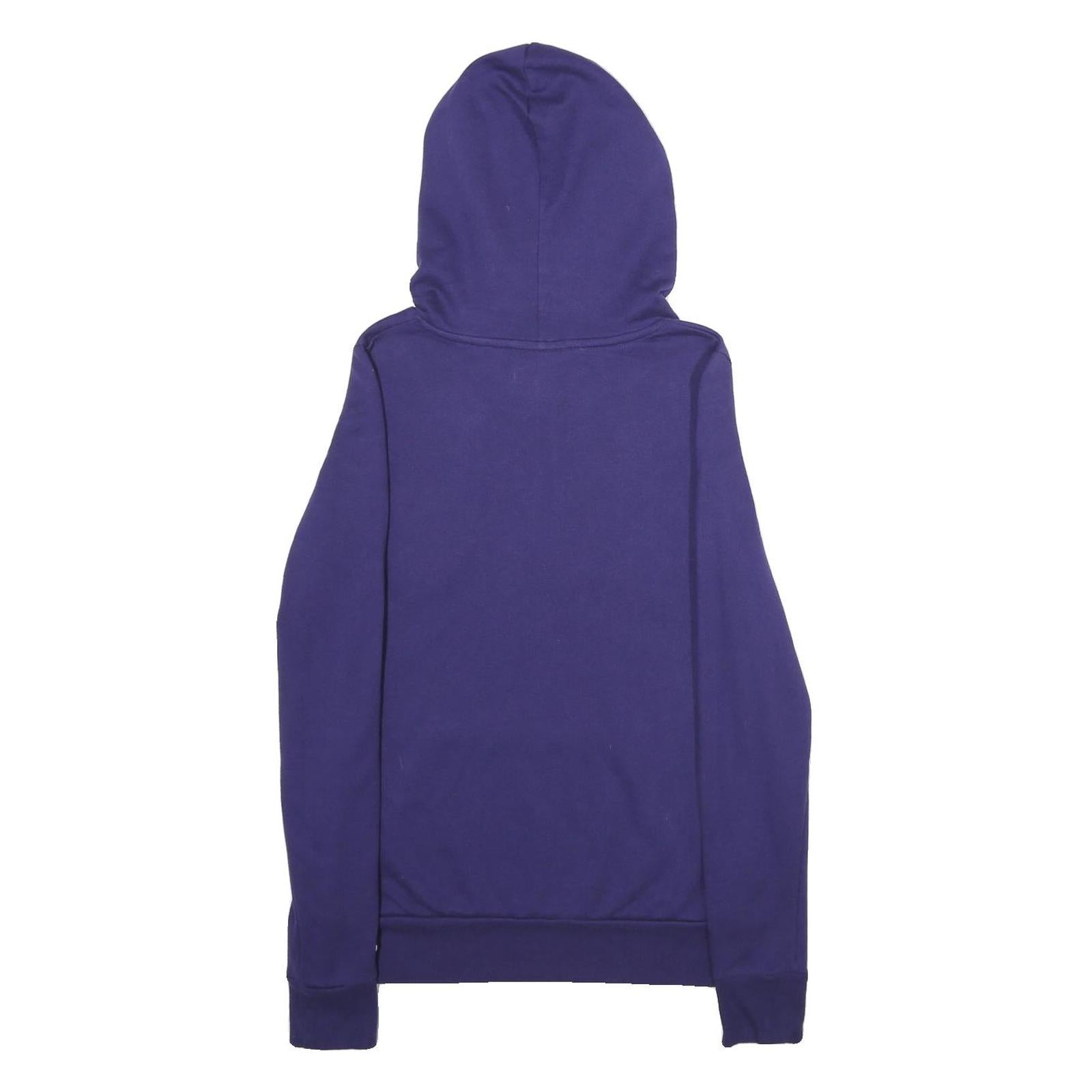 CHAMPION Womens Purple NYU Pullover Hoodie S Cotton Blend Casual