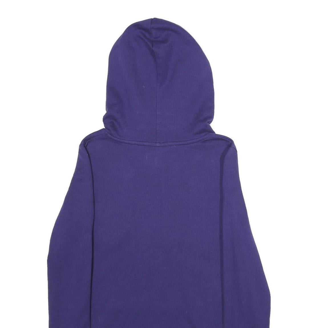 CHAMPION Womens Purple NYU Pullover Hoodie S Cotton Blend Casual