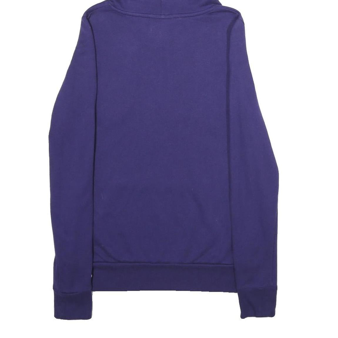 CHAMPION Womens Purple NYU Pullover Hoodie S Cotton Blend Casual