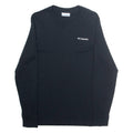 CARLO COLUCCI Mens T-Shirt Black Long Sleeve XS