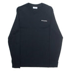 CARLO COLUCCI Mens T-Shirt Black Long Sleeve XS