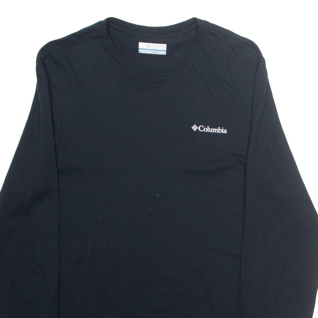 CARLO COLUCCI Mens T-Shirt Black Long Sleeve XS