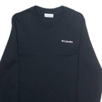 CARLO COLUCCI Mens T-Shirt Black Long Sleeve XS