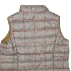 EDDIE BAUER Womens Beige & Ochre Puffer Jacket XL Polyester Blend Quilted Zip