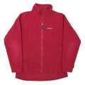 BERGHAUS Womens Red Jacket M Polyester Blend Plain Zip Outdoor Casual Warm