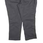 Mens Regular Fit Polyester Blend Black Trousers W42 L28 Zip Closure Classic