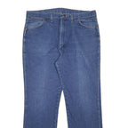 WRANGLER Mens Jeans Blue Regular Straight Denim Medium W35 L31 Classic Fit Zip