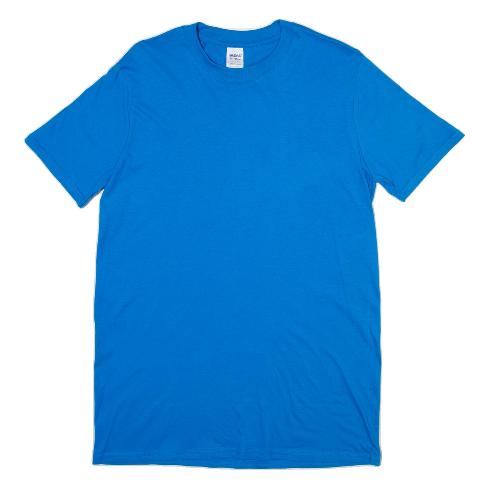 GILDAN Mens T-Shirt Blue M