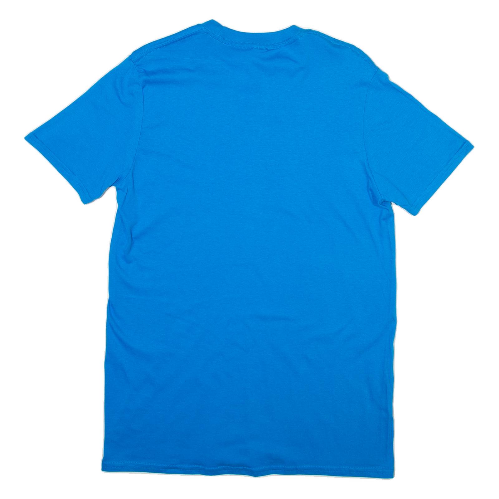 GILDAN Mens T-Shirt Blue M