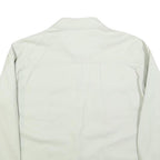 VERO MODA Womens White Button Cotton Blend Jacket XS Plain Classic Shirt Style
