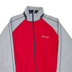 CHAMPION Mens Track Jacket Grey Colourblock 2XL