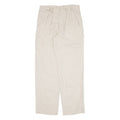 Womens Trousers Beige Loose Straight W30 L31