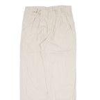 Womens Trousers Beige Loose Straight W30 L31
