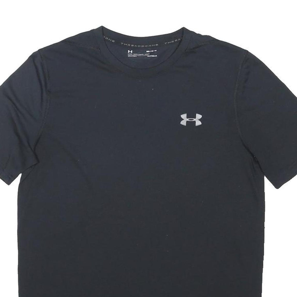 UNDER ARMOUR Mens Black Performance T-Shirt M Short Sleeve Crew Neck Sportswear