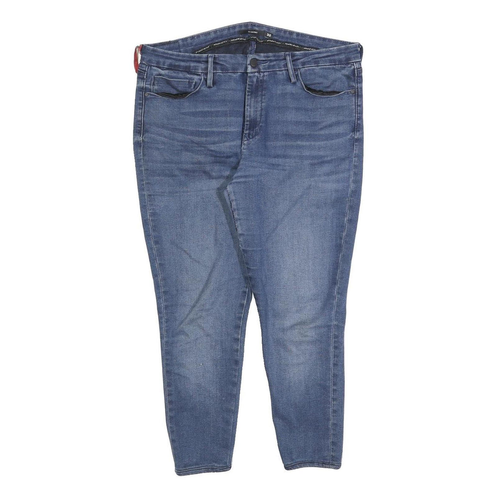 LEVI'S 711 Womens Jeans Blue Slim Skinny Denim W32 L24 Stretch Casual Pants