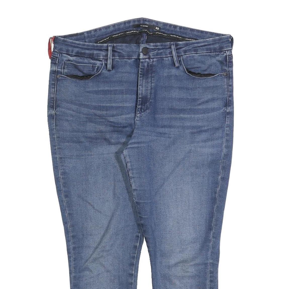 LEVI'S 711 Womens Jeans Blue Slim Skinny Denim W32 L24 Stretch Casual Pants